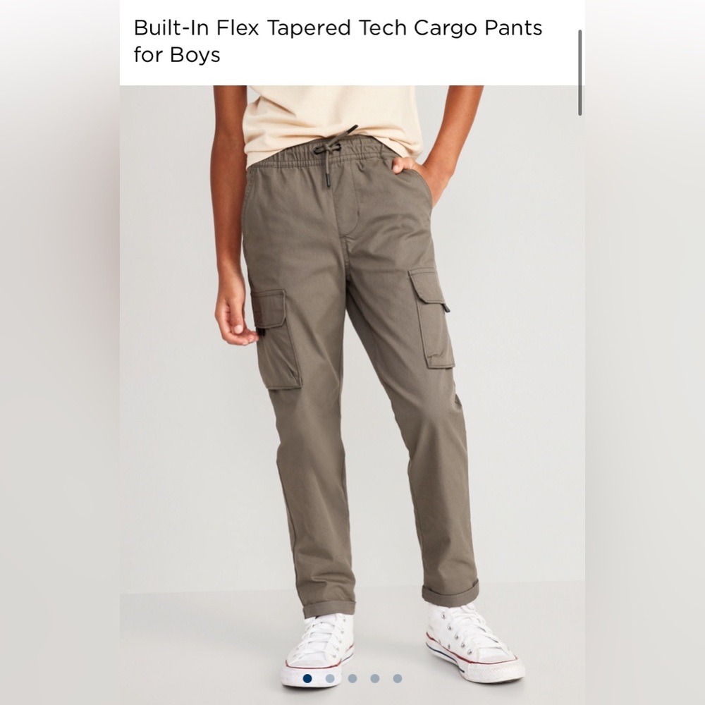 Old Navy boys tech taper cargo pants